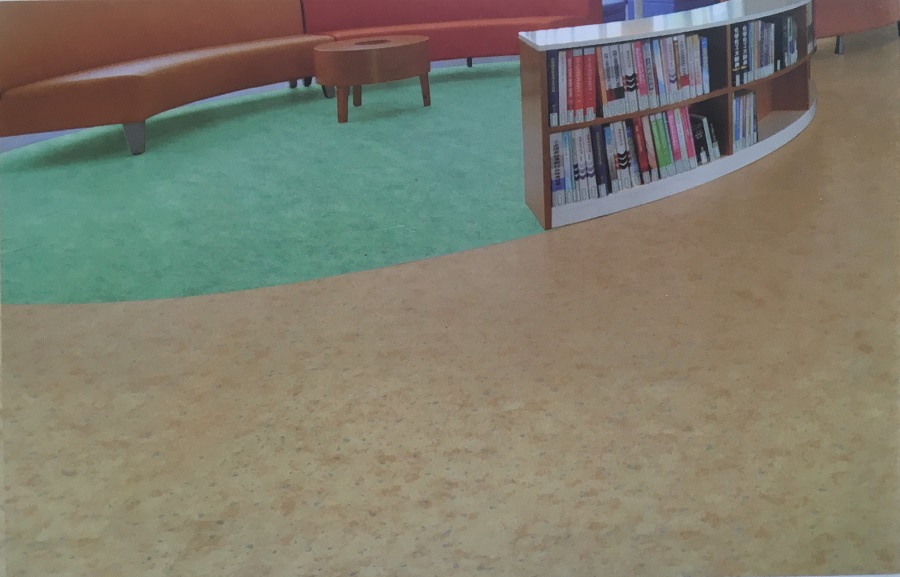 品尚系列-圖書(shū)館/醫(yī)院pvc卷材地板 圖書(shū)館效果展示